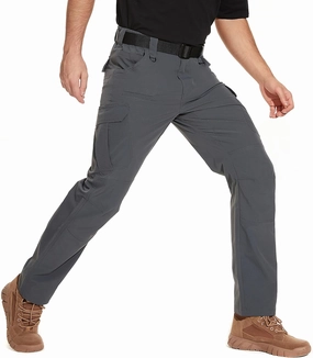 NATUVENIX Tactical Pants for Men, Water Resistant Hiking Cargo Pants Lightweight Outdoor Work Pants for Men Ripstop