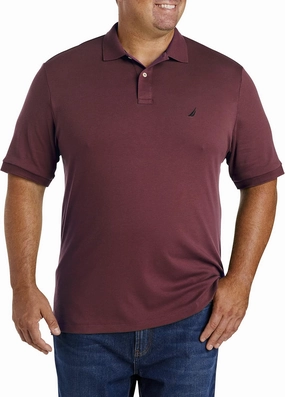 Nautica Men's Classic Fit Short Sleeve Solid Soft Cotton Polo Shirt