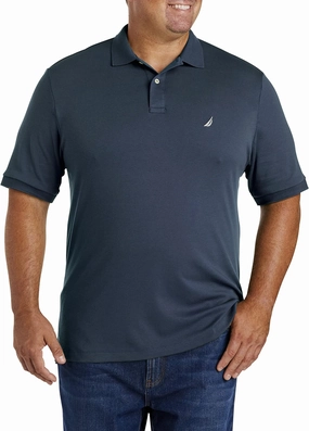 Nautica Men's Classic Fit Short Sleeve Solid Soft Cotton Polo Shirt