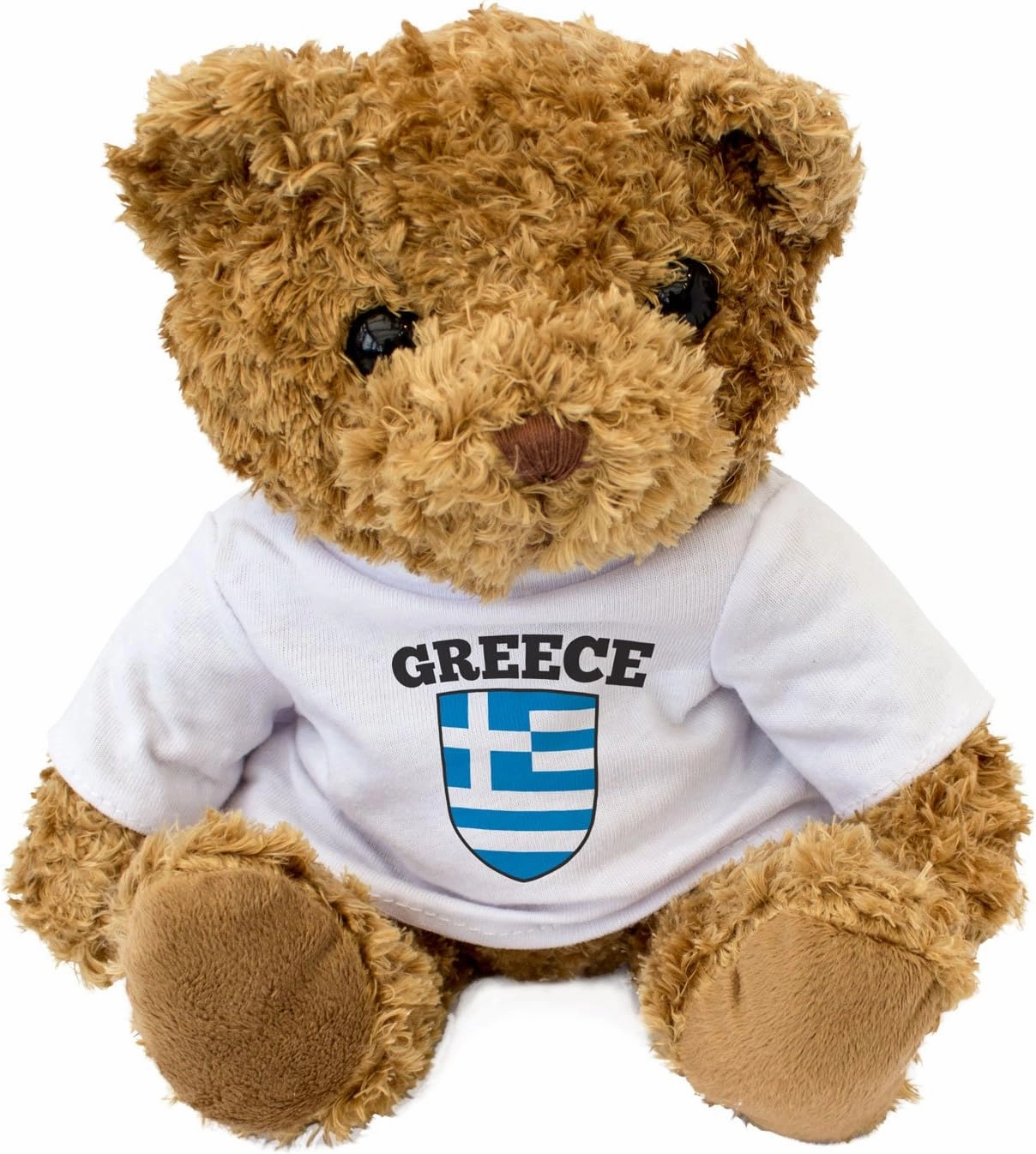 New - Greece Flag - Teddy Bear Cute Soft Cuddly - Hellenic Greek Fan Gift Present
