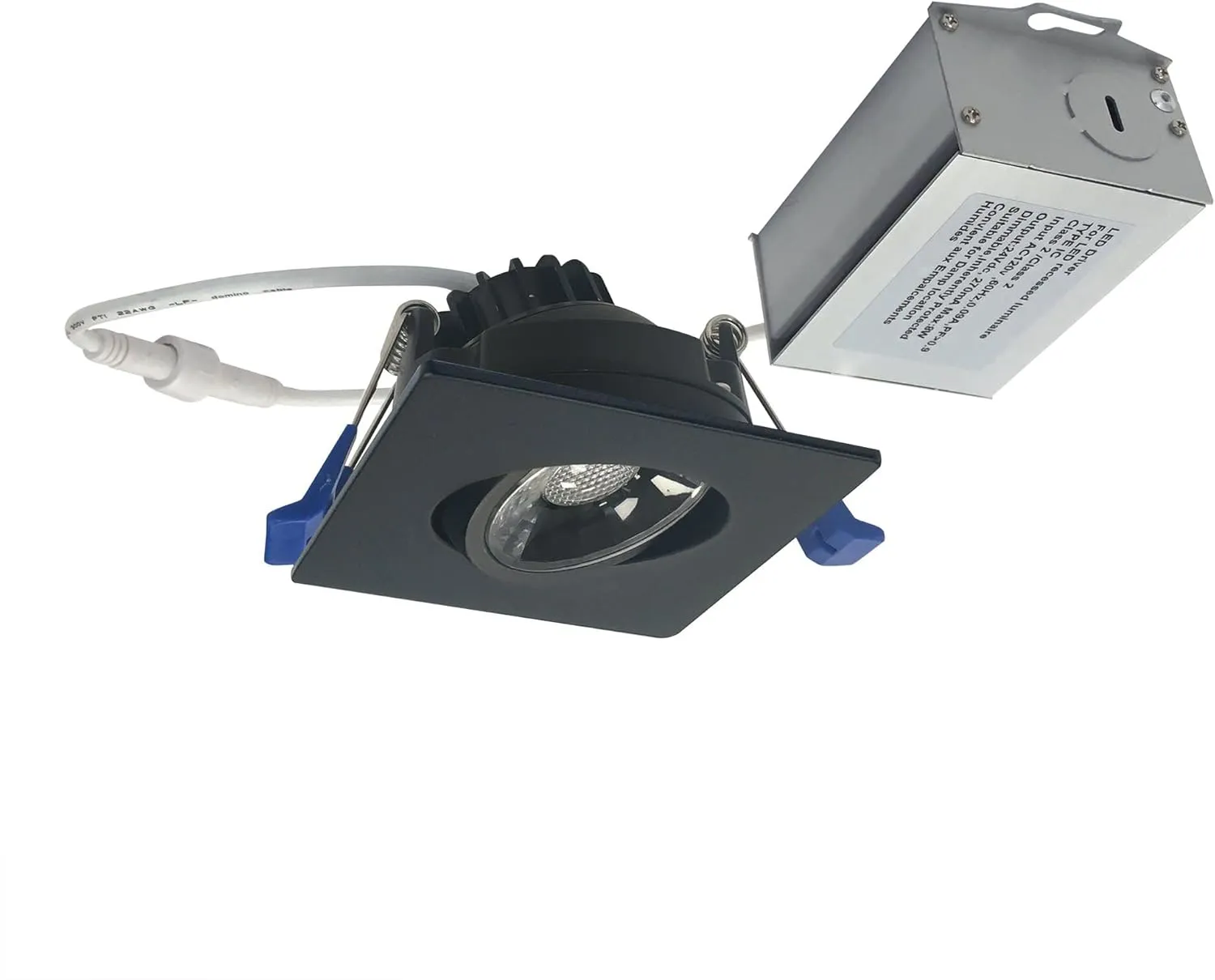 Nora NM2-2RG6027MPW 2" Mini Recessed Gimbal, 600 Lumens - No Housing Required (Matte Powder White, 2700K)