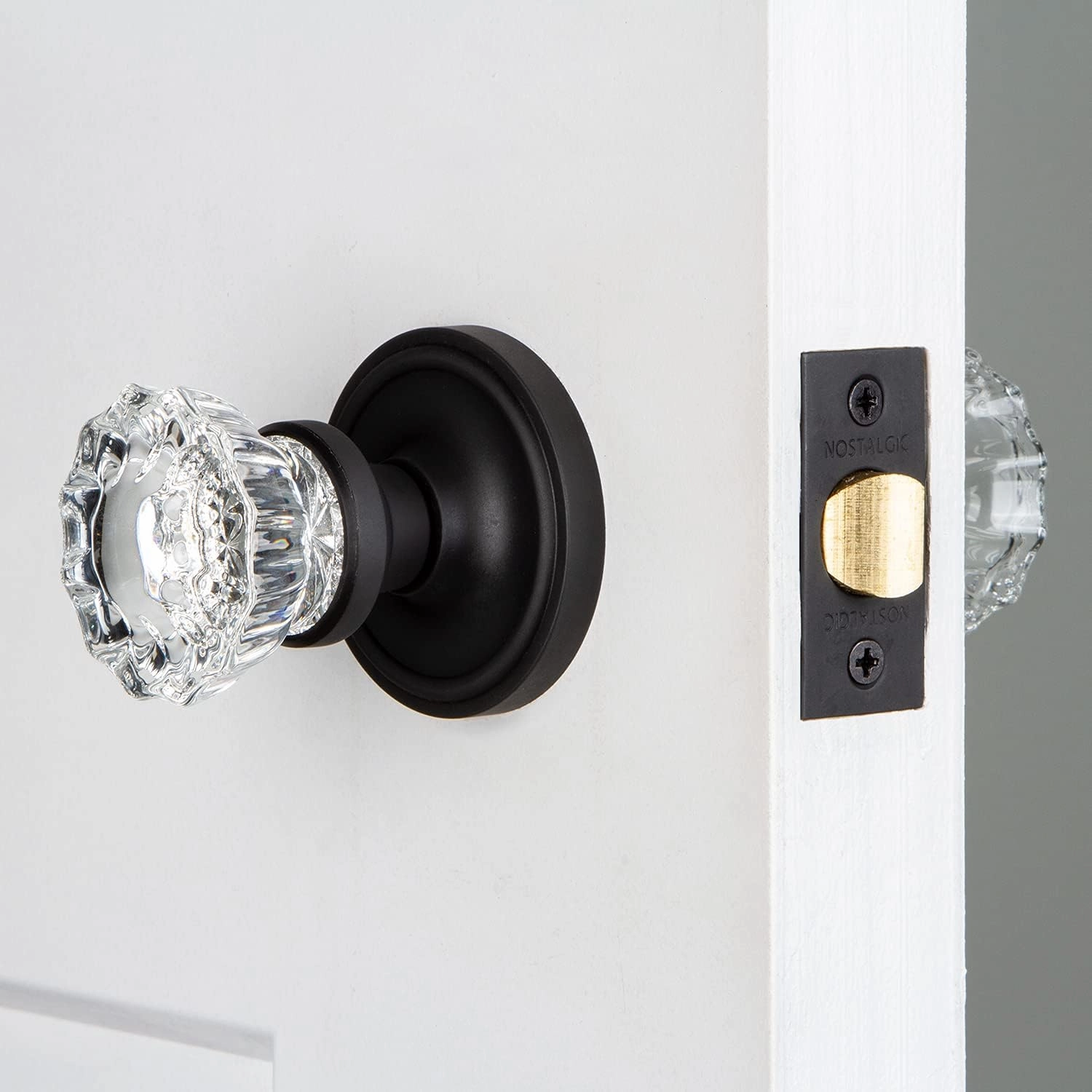 Nostalgic Warehouse Classic Rosette with Crystal Door Knob