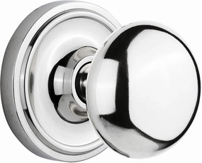 Nostalgic Warehouse Classic Rosette with New York Round Door Knob
