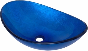 Novatto TIG-S132-8031 Azzurro Bathroom Sink, Blue