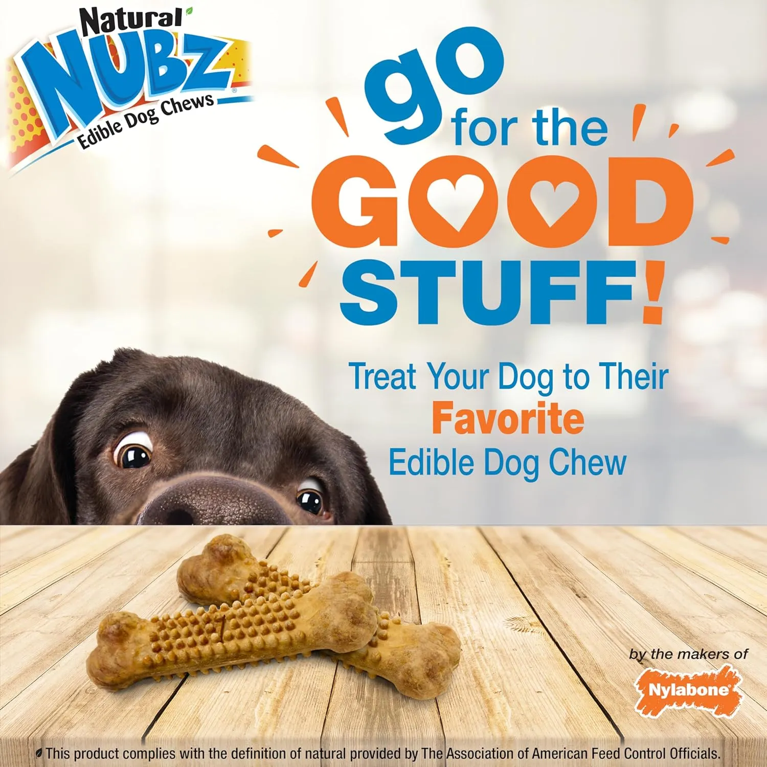 Nylabone Nubz Natural Edible Dog Chew Treats for Puppies, Long Lasting Dog Bones Made in USA, Turkey & Sweet Potato Flavor, for Puppies Up to 25 lbs. (28 Count)