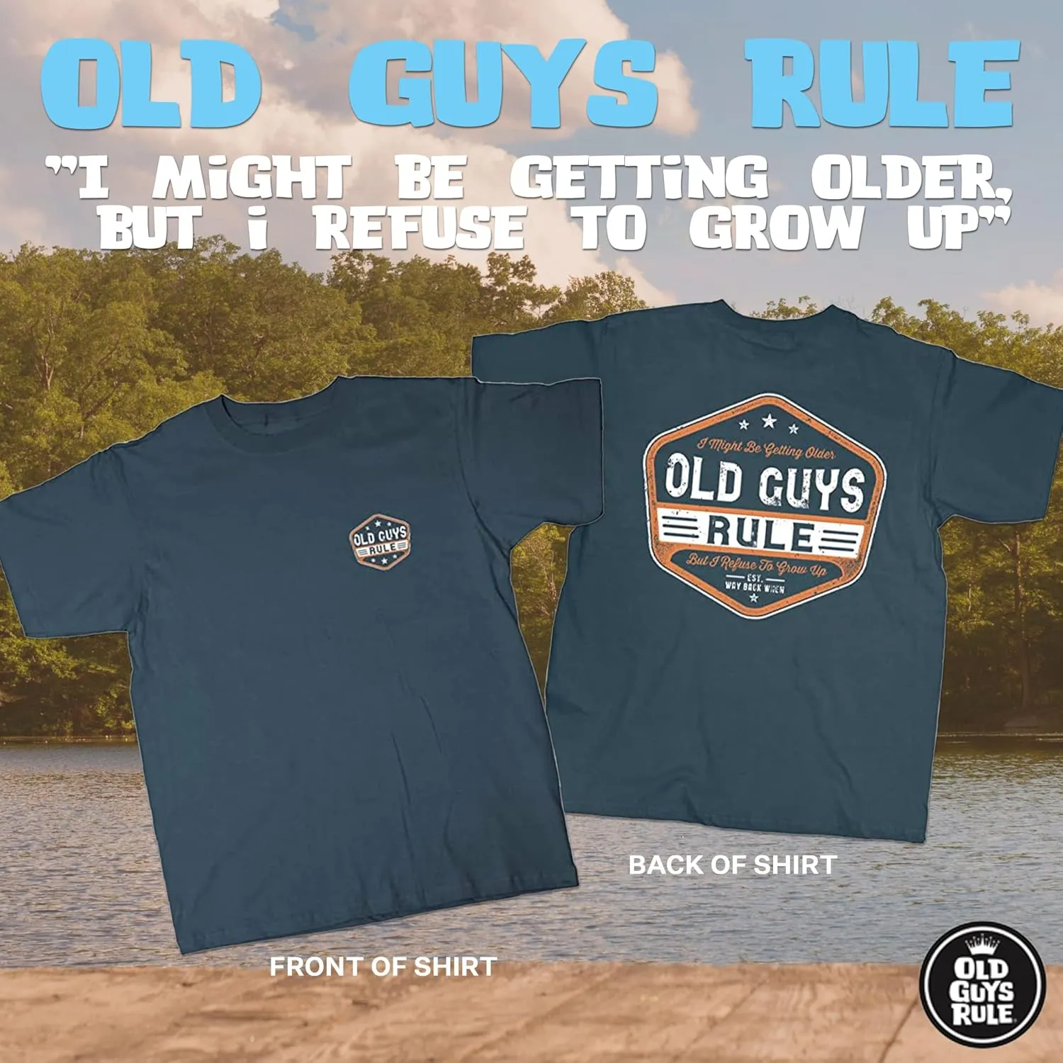 OLD GUYS RULE Men's Graphic T-Shirt, Old Pirates