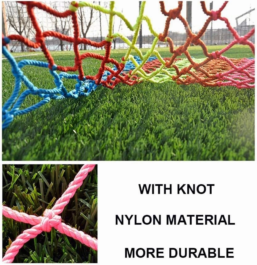 Outdoor Protective Netting, Nylon Climbing Cargo Net, Backyard Playground Netting, Colorful Truck Cargo Netting, Fence Net (Size : 1x5m(3x16ft))