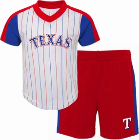 Outerstuff MLB Toddler 2-4 The Line Up Official 2 Piece Short Sleeve T-Shirt & Shorts Set