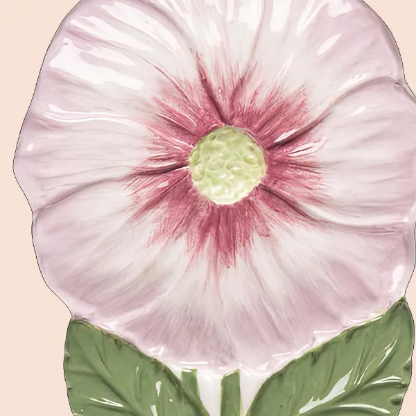 Painted Flower Spoon Rest, Set of 2