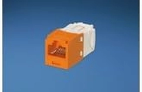 Panduit Mini-Com TX6 Plus Giga-Channel Cat6 Jack, Orange, Pack of 24 CJ688TGOR-24