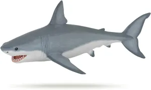 Papo - hand-painted - figurine - Marine Life - White Shark Figure-56002 - Collectible - For Children - Suitable for Boys and Girls - From 3 years old