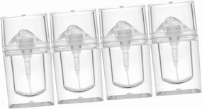 PartyKindom Diy Lip Gloss Bottles Set 5ml Containers Pp Plastic Reusable Lip Gloss Tubes