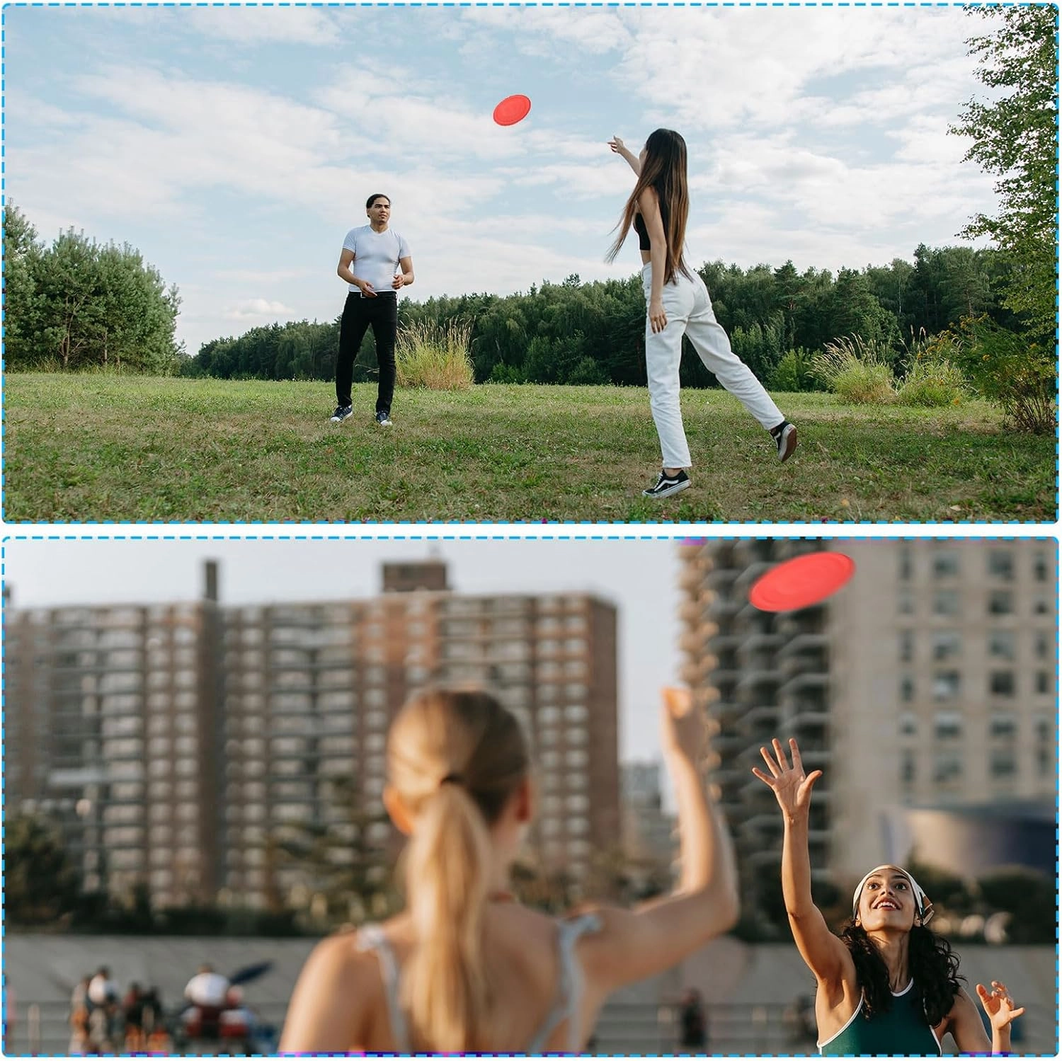 PATIKIL Flying Disc, Flying Discs Soft Waterproof for Adults Dog Playing Sport Game