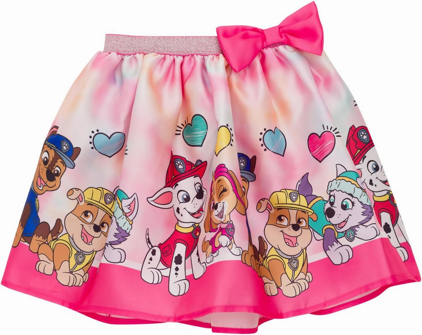 Paw Patrol Girls Tank Top Skirt and Bag 3 Piece Outfit Set Toddler to Big Kid Sizes (2T - 10-12)