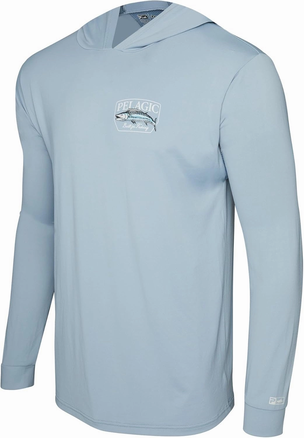 PELAGIC Apparel Men's Aquatek Wahoo'd Hooded Fishing Shirt