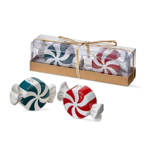 Peppermint Twist S&P Set Of 2 - Multi