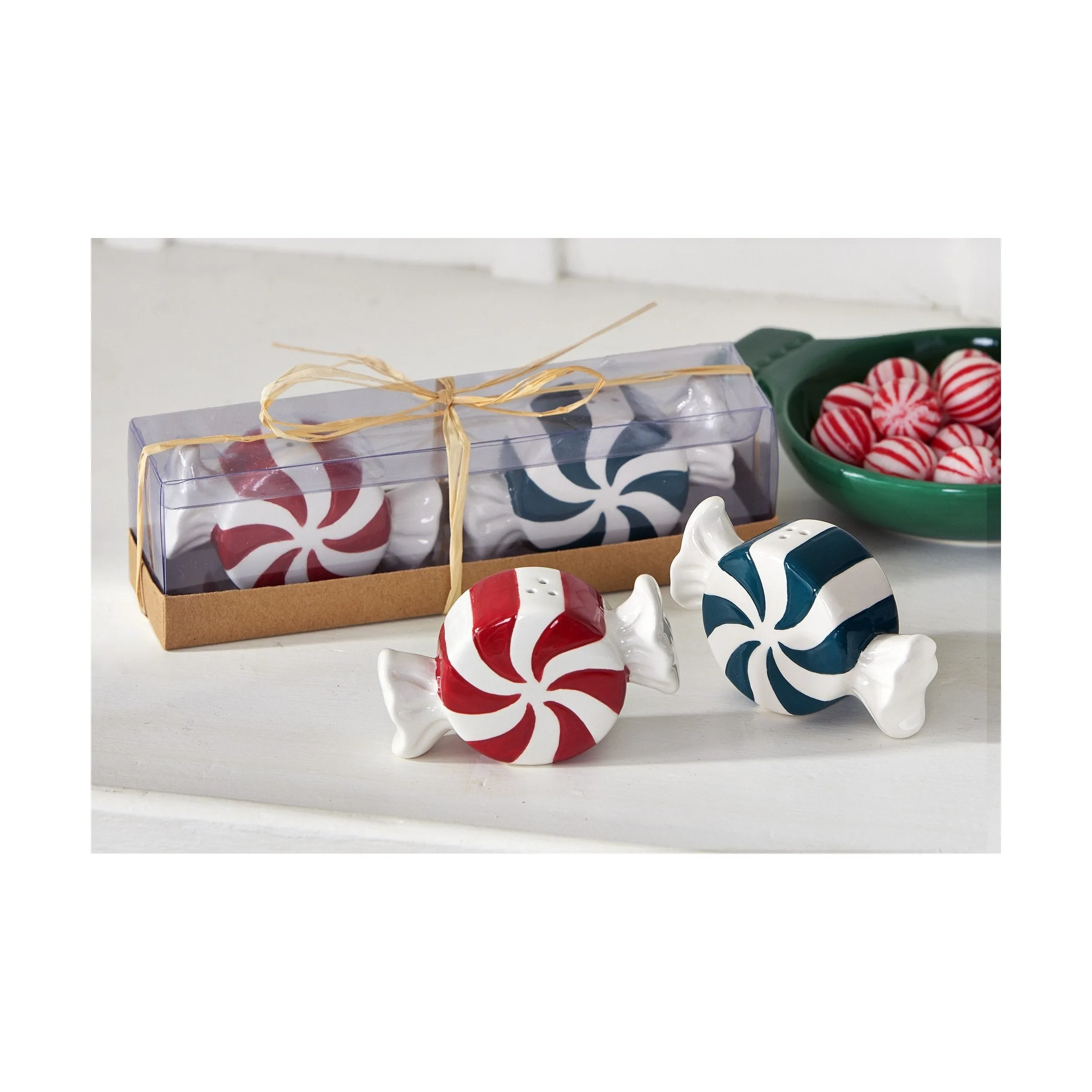 Peppermint Twist S&P Set Of 2 - Multi