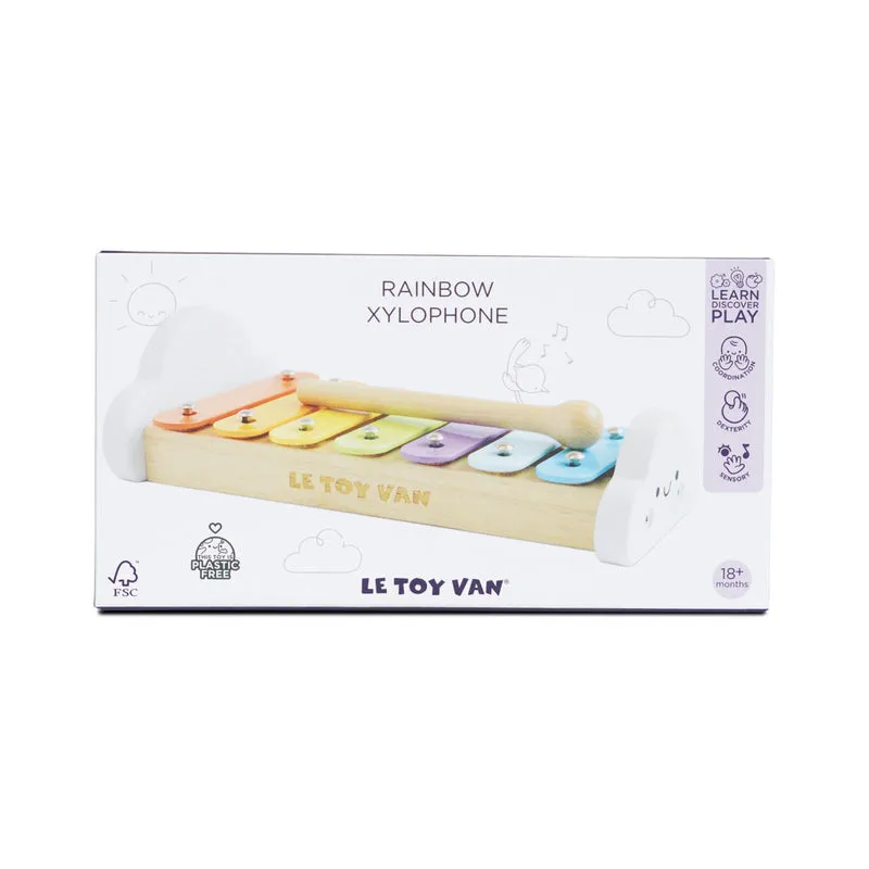 Petilou Rainbow Wooden Xylophone