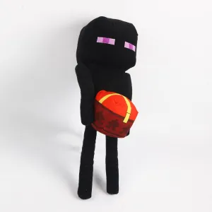 Pixel-Style Plushies Game Basic Stuffed Animal Mineworld Character Soft Toy, Video Game-Inspired Collectible Plushies