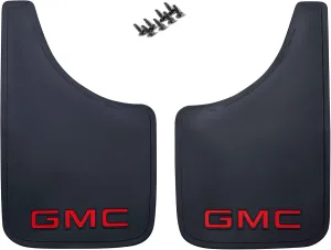 Plasticolor GMC Logo Easy Fit Mud Guard 9" - Set of 2