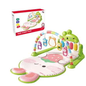 Playing mat jym Play Mat & Learning Walker, Activity Mat with Play Piano, Musical Activity Center, Push Walkers (Green)
