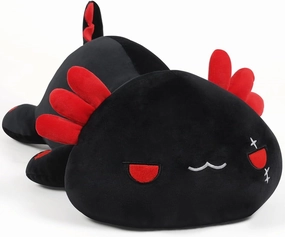 Plush Axolotl Toy Plush Pillow Axolotl Stuffed Animal Toy Cute Plushies Kids Plush Toy Pillow(Black,30cm/11.8in)