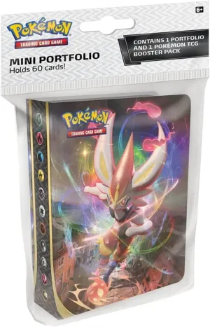 Pokemon Pokémon 173-80699 Sword & Shield Rebel Clash-Mini Portfolio with Booster