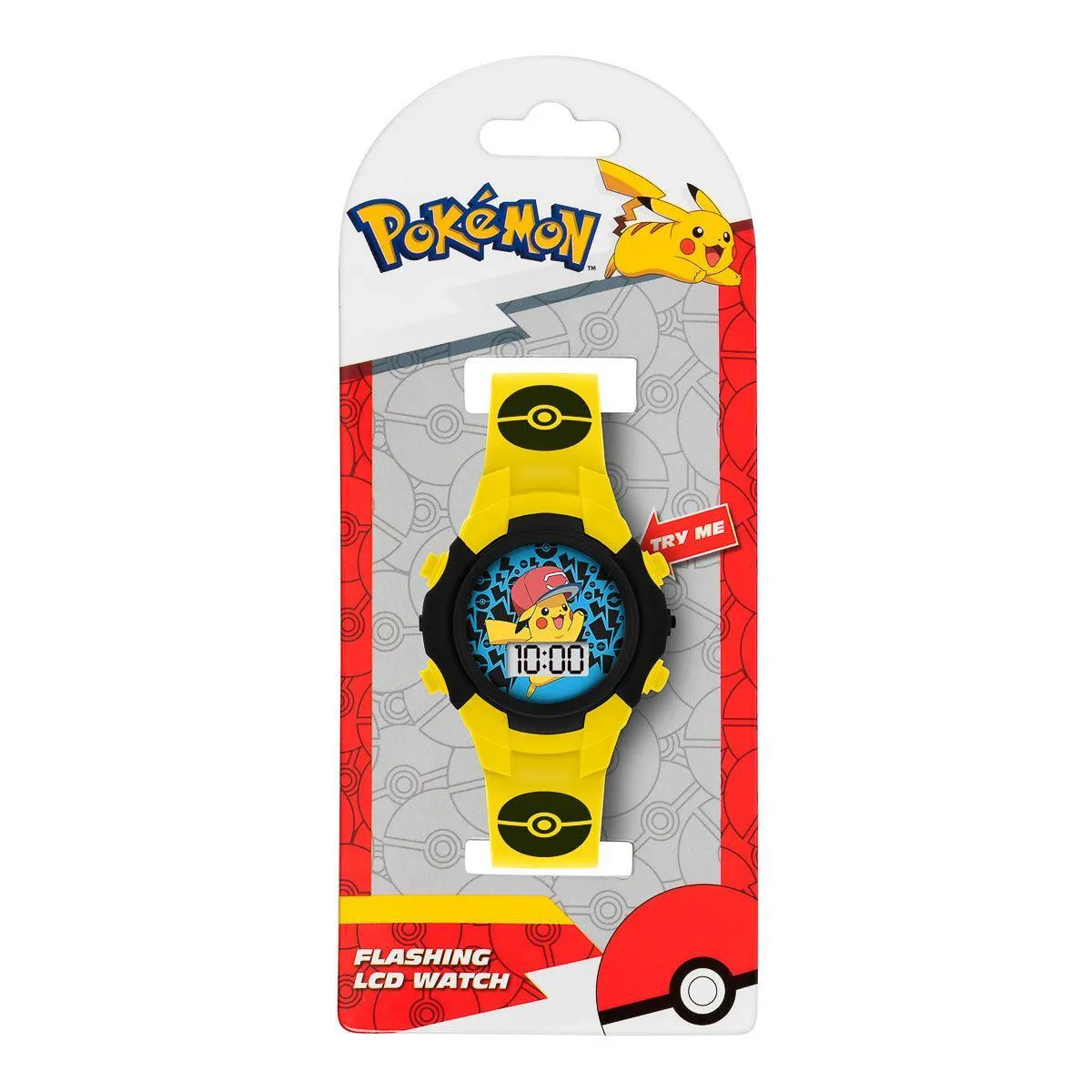 Pokémon Character Print and Dial Digital Flashing Watch