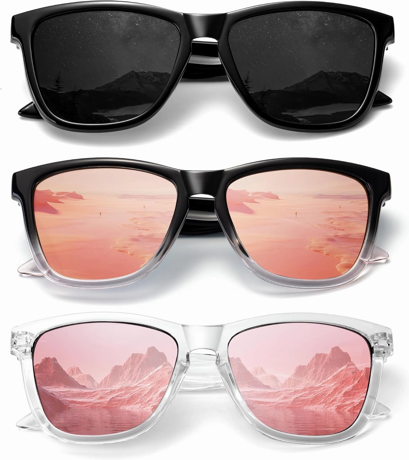 Polarized Sunglasses for Women Trendy Classic Retro Designer Sunglasses Men Vintage Fashion UV400 Protection