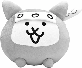 PONOS Official The Battle Cats Plush - Ninja Cat Plushie - 10 Inch Collectible Battle Cats Soft Stuffed Animal