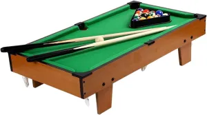 Pool Table Set Chalk, Triangle Cube 15 Colorful Balls, 1 Cue Ball Game