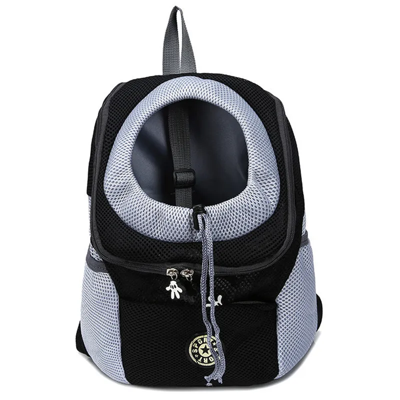 Portable Double Shoulder Pet Dog Carrier Backpack with Mesh