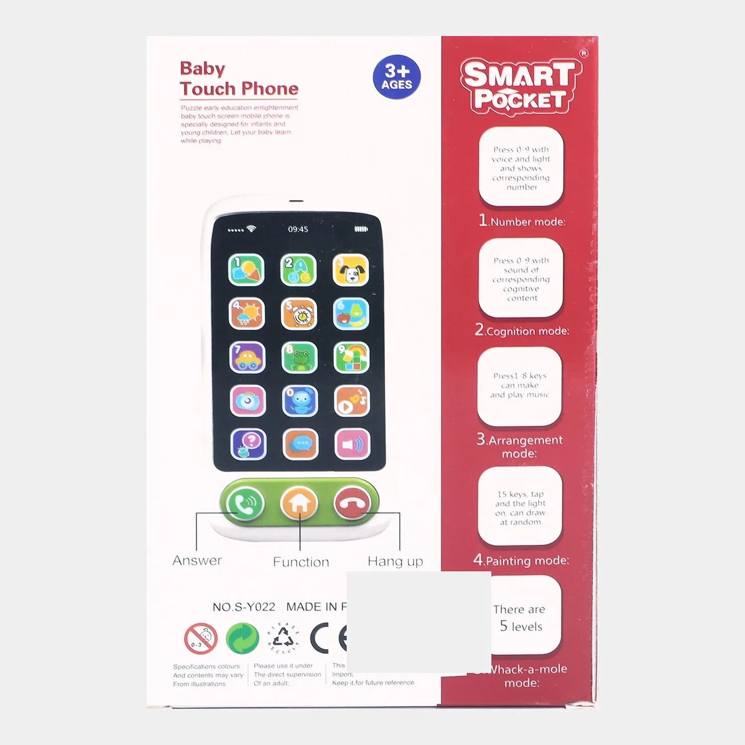 Portable Mini Phone Toys Early Learning Educational Toy