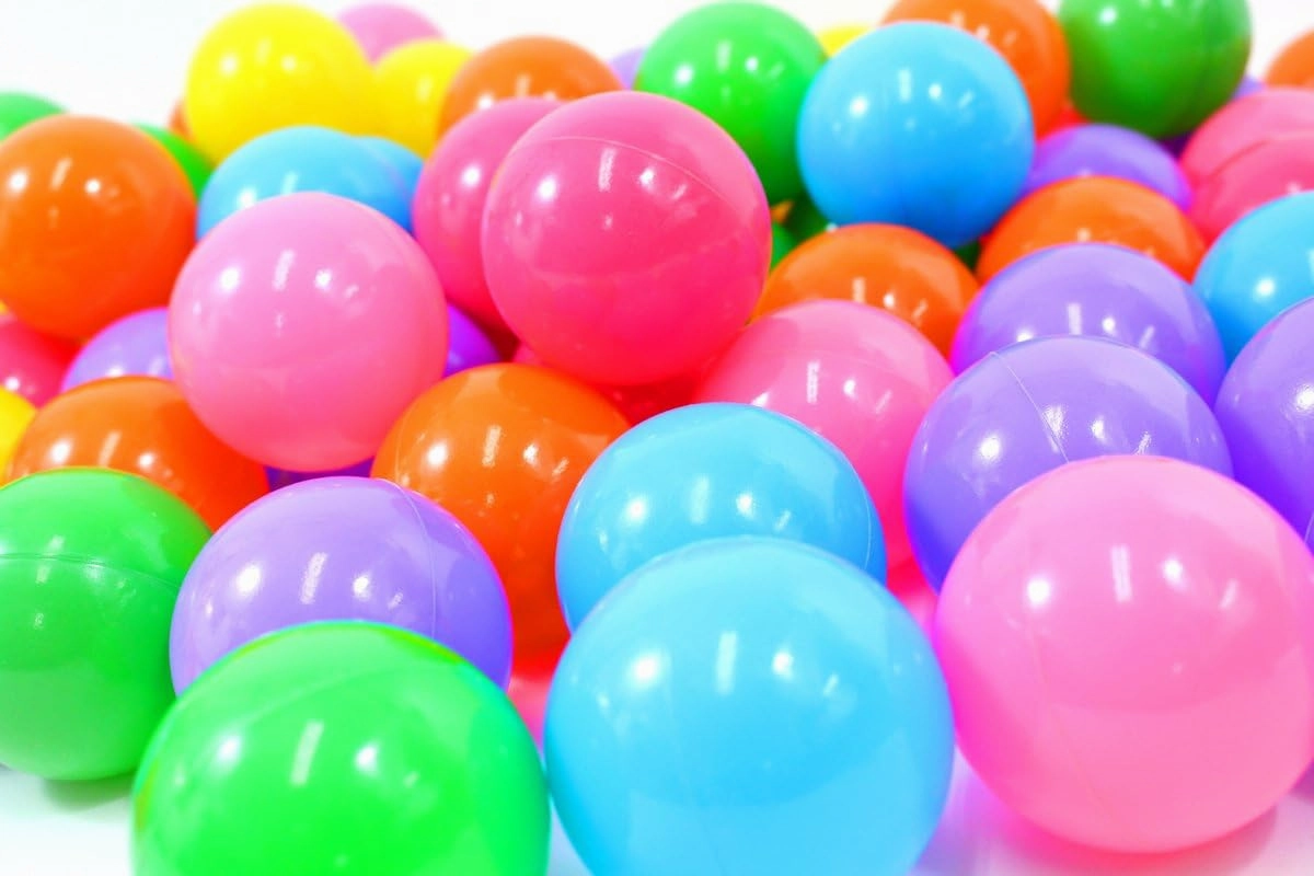 PowerTRC Non-Toxic 100 "Phthalate Free Crush Proof 6.5cm Quality Non-Recycled Pit Balls