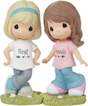 Precious Moment 222401 True Friends are Never Apart 2-Piece Resin Figurine Set