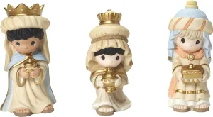 Precious Moments 181052 "We Three Kings" Wise Men Figurine (Set of 3)