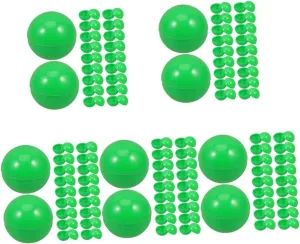PRETYZOOM 5sets Ball Raffle Balls Plastic Balls for Party Game Open Ball Raffle Number Balls Drawing Ball Set 25pcs*5