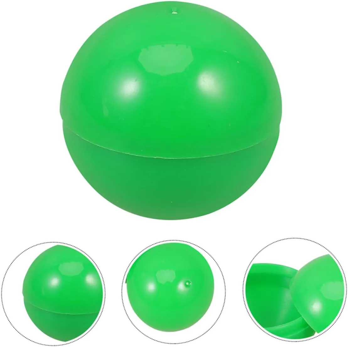 PRETYZOOM 5sets Ball Raffle Balls Plastic Balls for Party Game Open Ball Raffle Number Balls Drawing Ball Set 25pcs*5