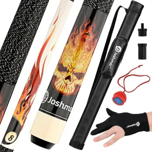 Professional Pool Stick – Premium Pool Cue Made with Beautiful, Unique, Luxury Design, and the Best Canadian Hardwood Quality. Including 4 Accessories to Keep Your Pool Stick on Top Conditions