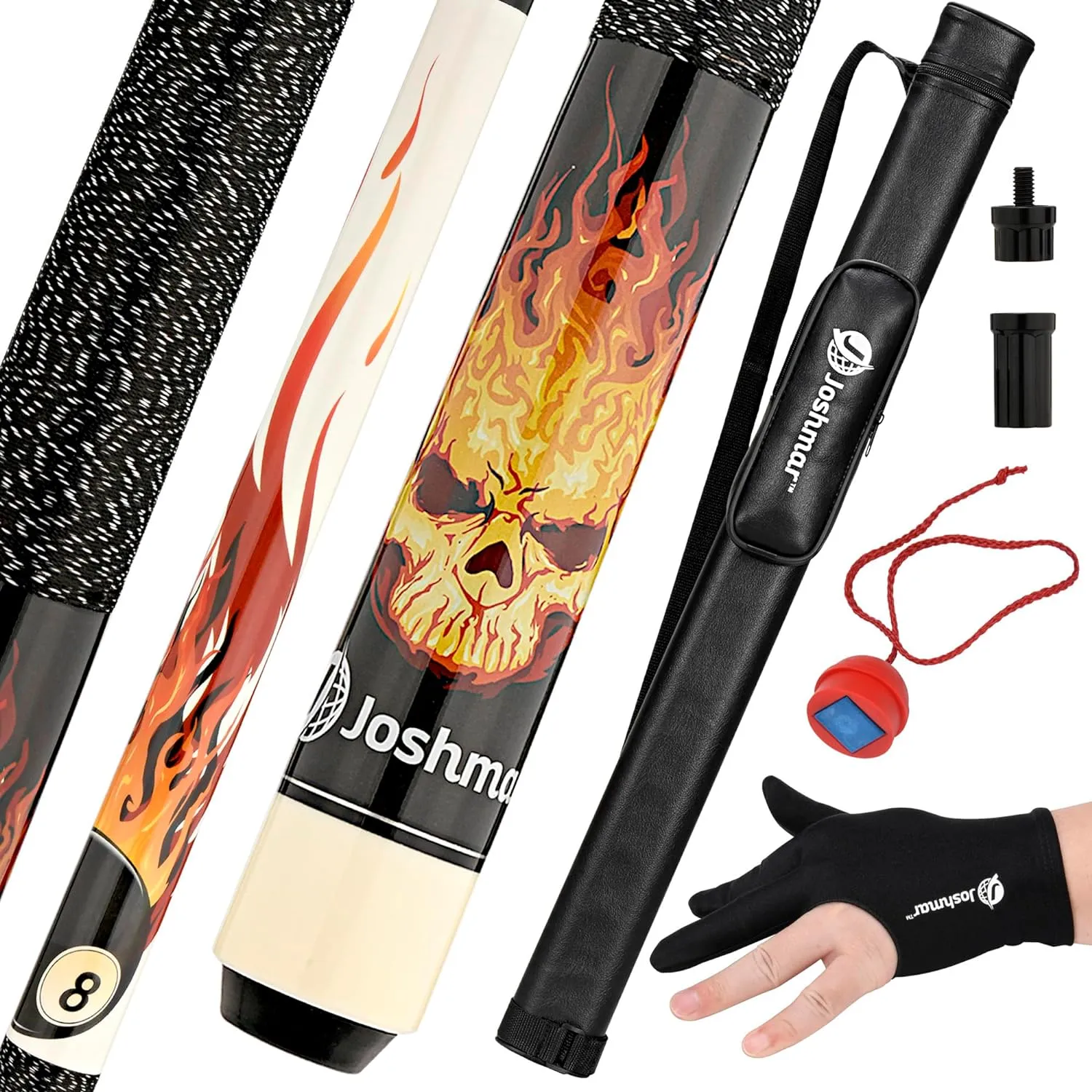 Professional Pool Stick – Premium Pool Cue Made with Beautiful, Unique, Luxury Design, and the Best Canadian Hardwood Quality. Including 4 Accessories to Keep Your Pool Stick on Top Conditions