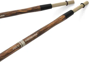 ProMark Hybrid Bamboo Rods Drum Sticks - Firegrain Bamboo Dowel Drumsticks - Classic Rod Sound with Feel & Response of Drum Stick - 2B, .675" Diameter - 16" Length - 1 Pair