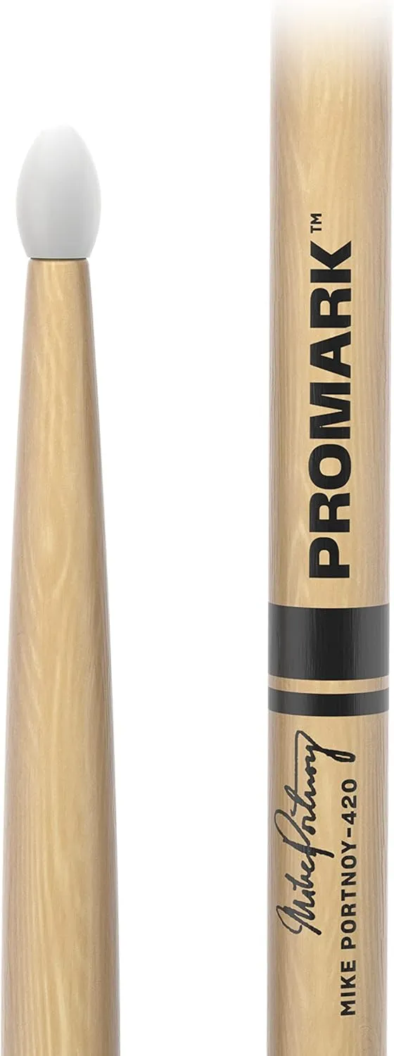 ProMark Mike Portnoy 420 Hickory Drumsticks, Nylon Tip, One Pair