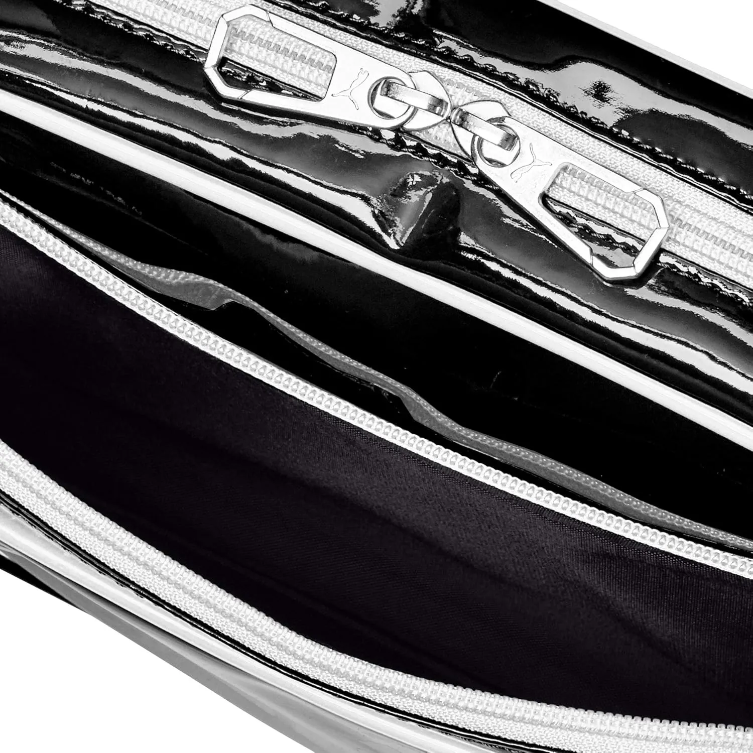 PUMA J20072 Horizontal Enamel Mini Shoulder Bag