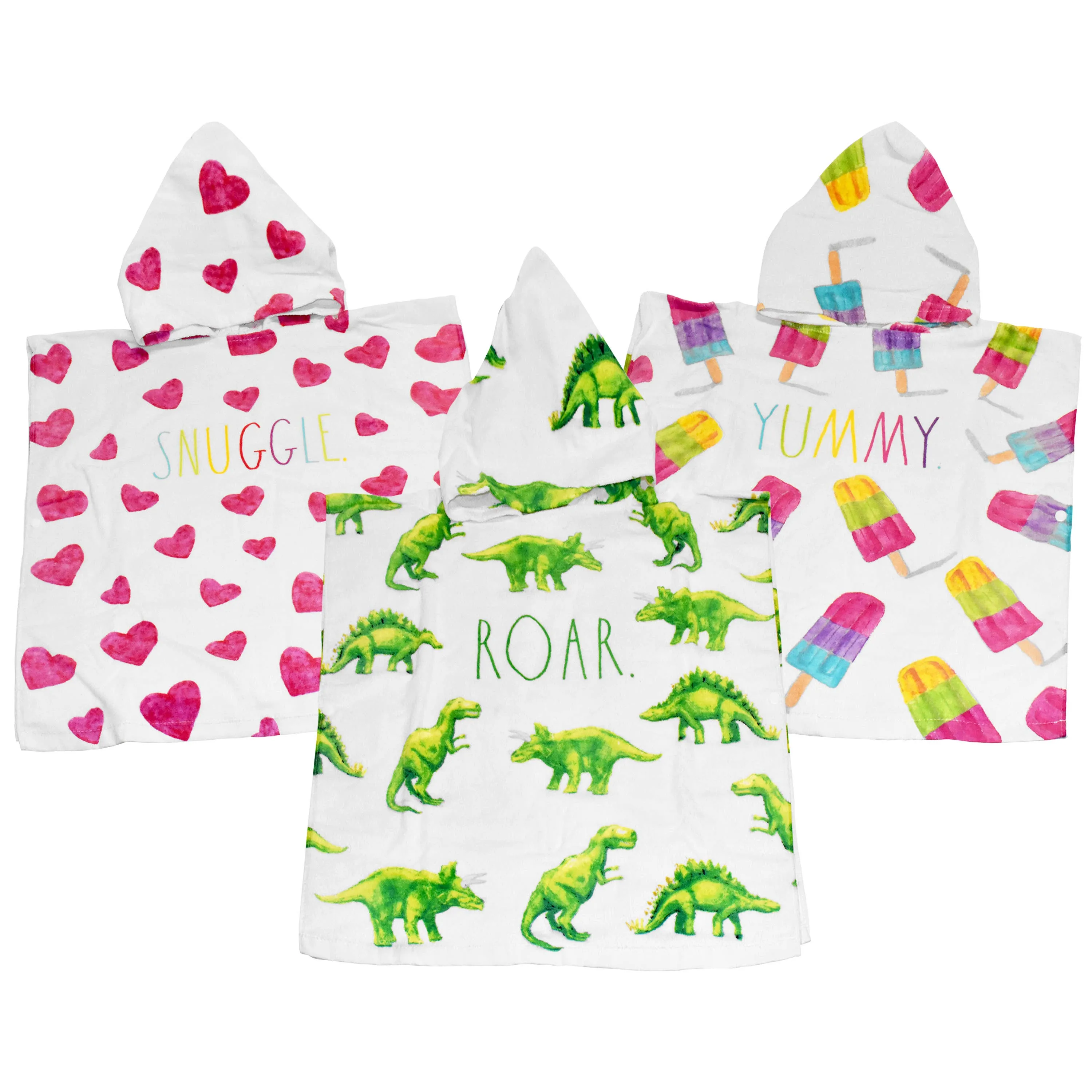 Rae Dunn Kids Poncho Towel with Beach Ball - Assorted