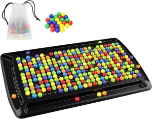 Rainbow Bead Game - Rainbow Chess Board | Elimination Chess Board | Rainbow Bead Elimination Game | Colorful Ball Matching Desktop Game | Interactive Chessboard Game for Kids Adult