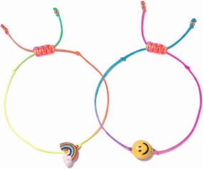 Rainbow Smile Bracelet Set