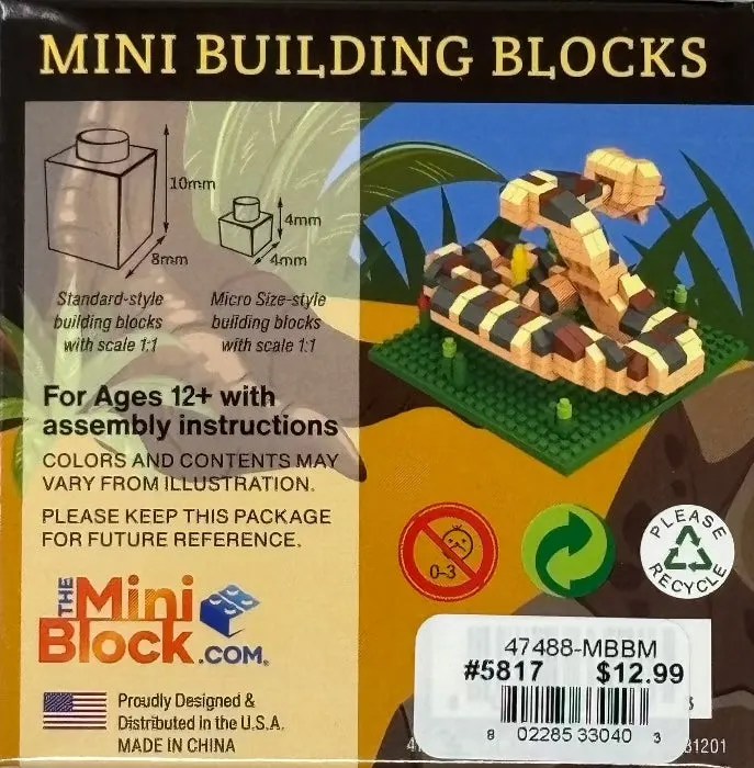 Rattlesnake Mini Building Blocks