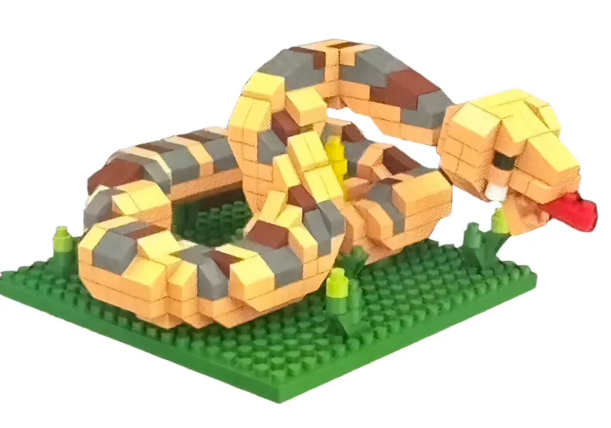 Rattlesnake Mini Building Blocks