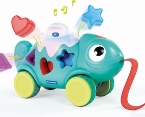 Ravensburger 4875 Play  Chameleon Musical Colors and Shapes, Sorting Game with Light and Sound Effects, Electronic Toy from 1 Year Old (2004875)