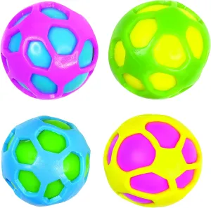 Raymond Geddes Triple Color Stress Ball (Pack of 24) - Squeeze Ball Toy with 4 Combos - Cute Squishy Toys